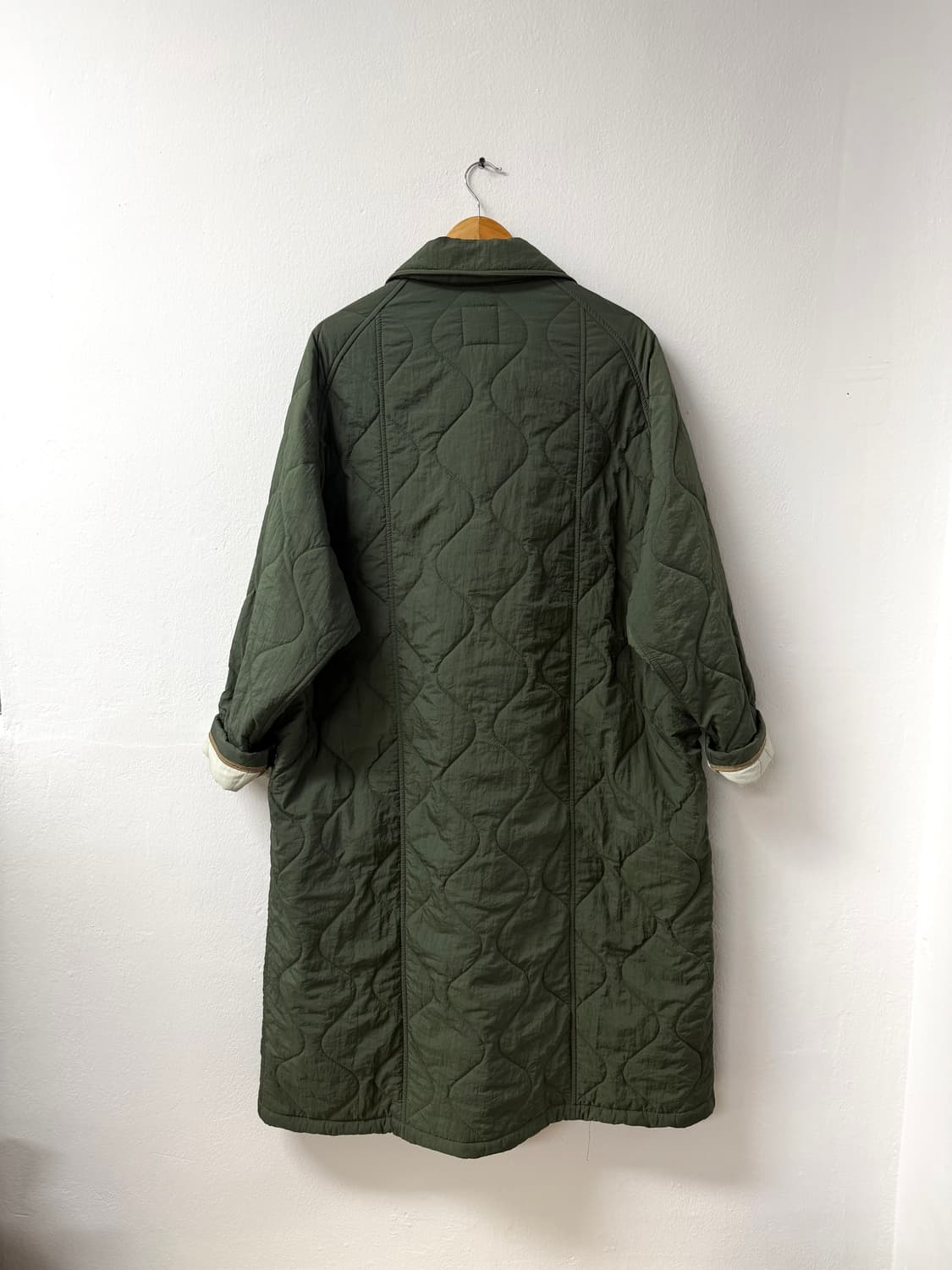 F사이즈 여성 스튜디오 톰보이 퀄팅 경량 롱패딩 롱자켓 상품이미지5