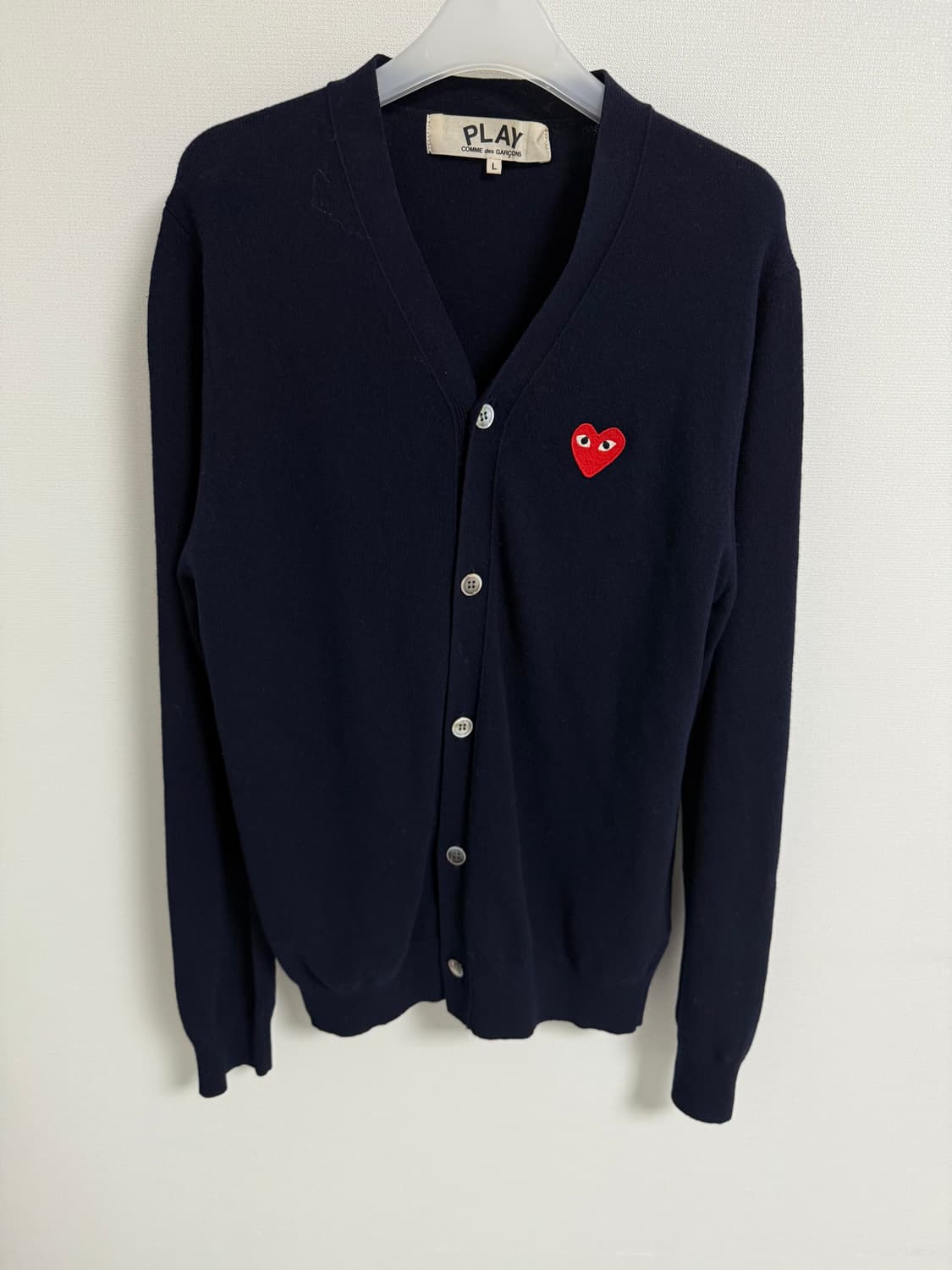 꼼데가르송 가디건 남성용 상품이미지1