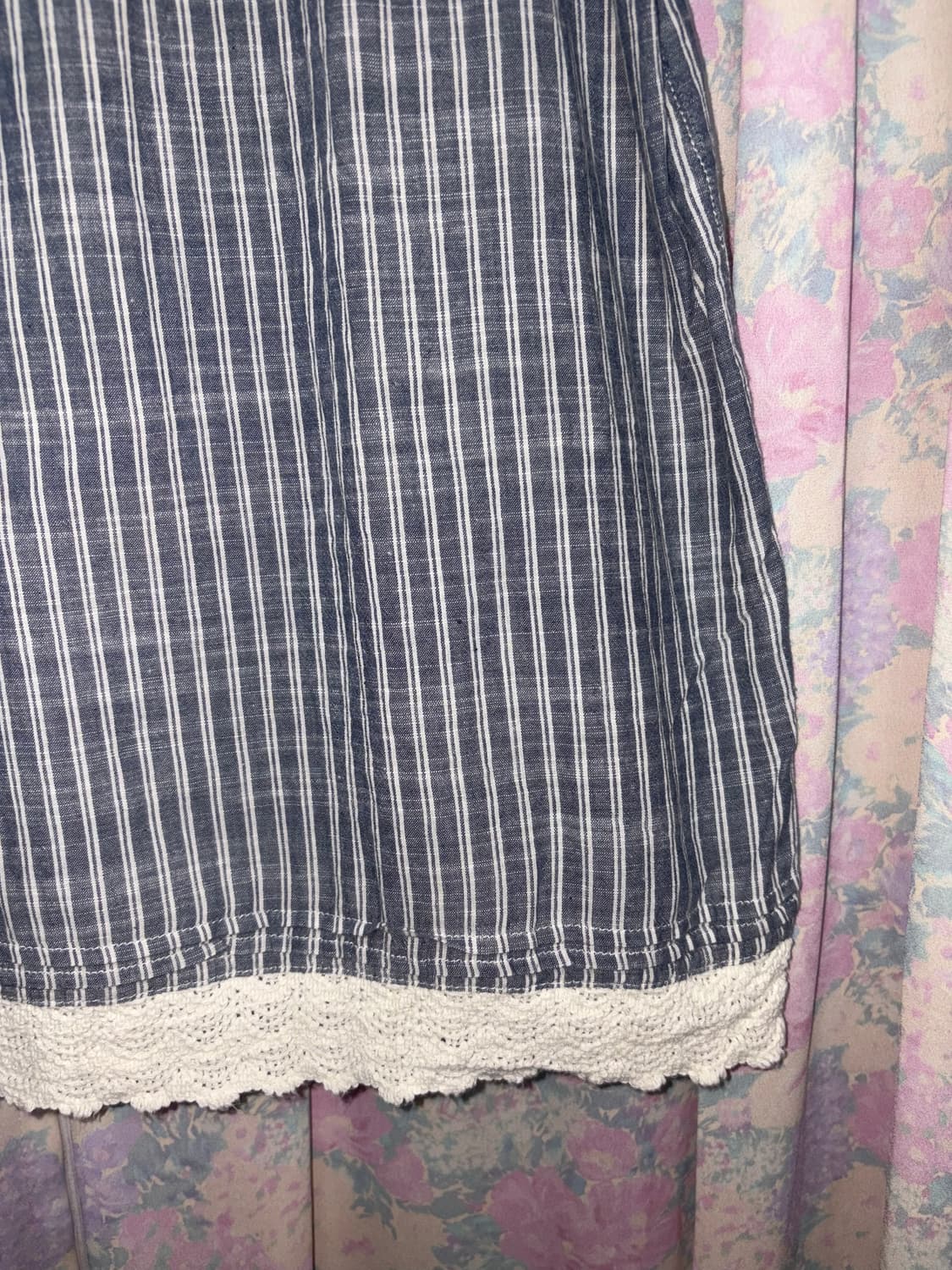 스트라이프 크로쉐 슬리브리스 상품이미지9