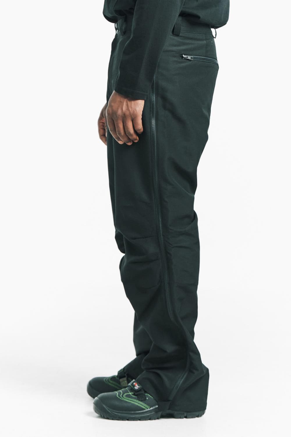 MPa 플라스틱프로덕트 지퍼 다트 팬츠 [차콜] 상품이미지7