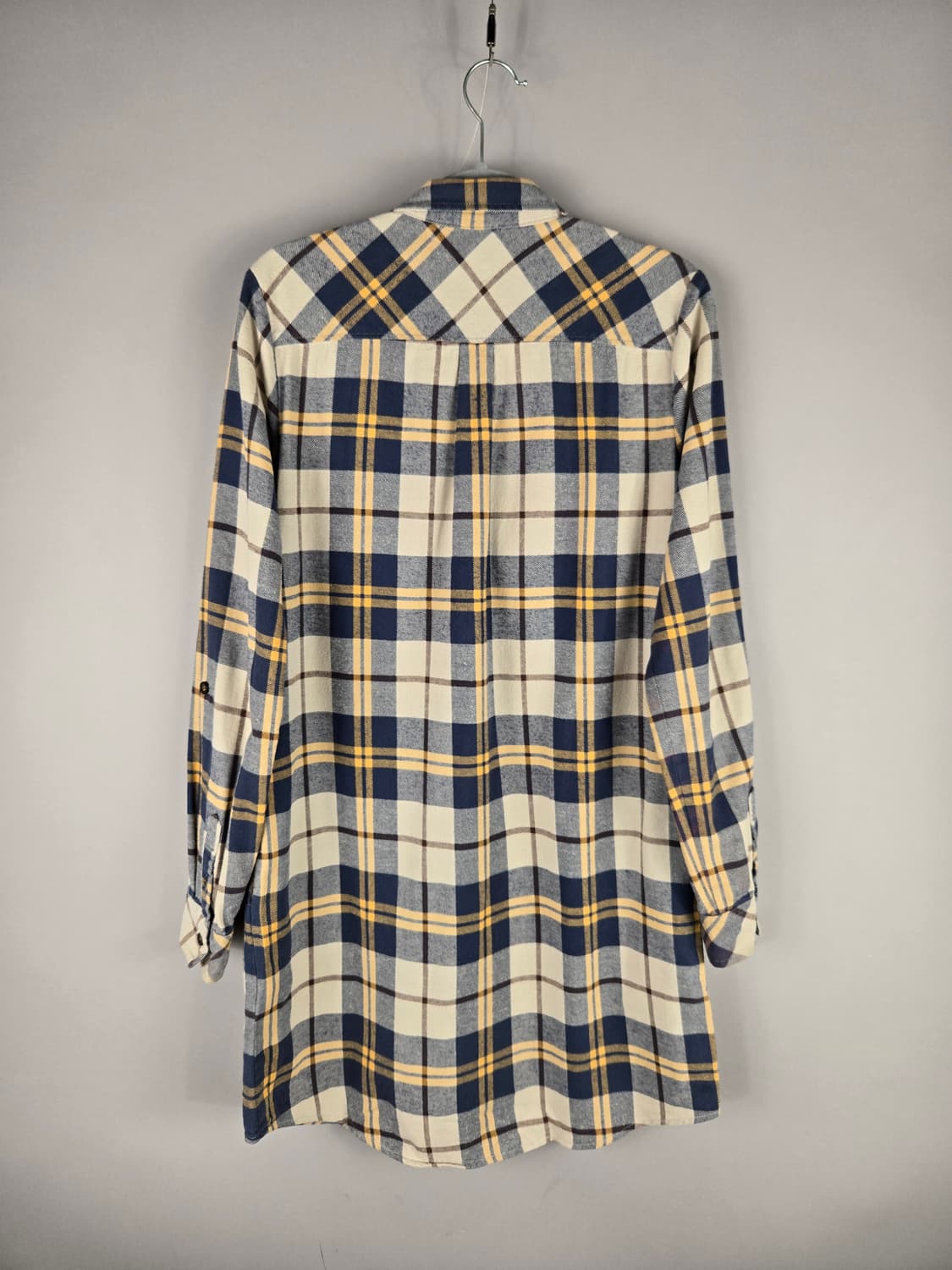 [무료배송]써스데이아일랜드 S 여성 플란넬 롱 체크 셔츠 원피스 상품이미지7