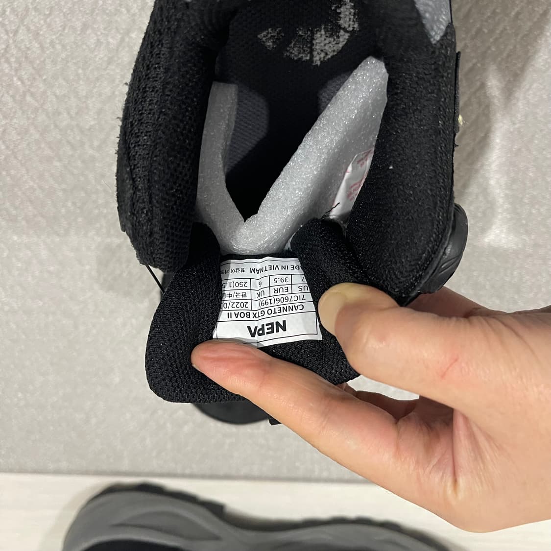 NEPA CANNETO 고어텍스 경량 등산화 남녀공용 250(245추천) 상품이미지10