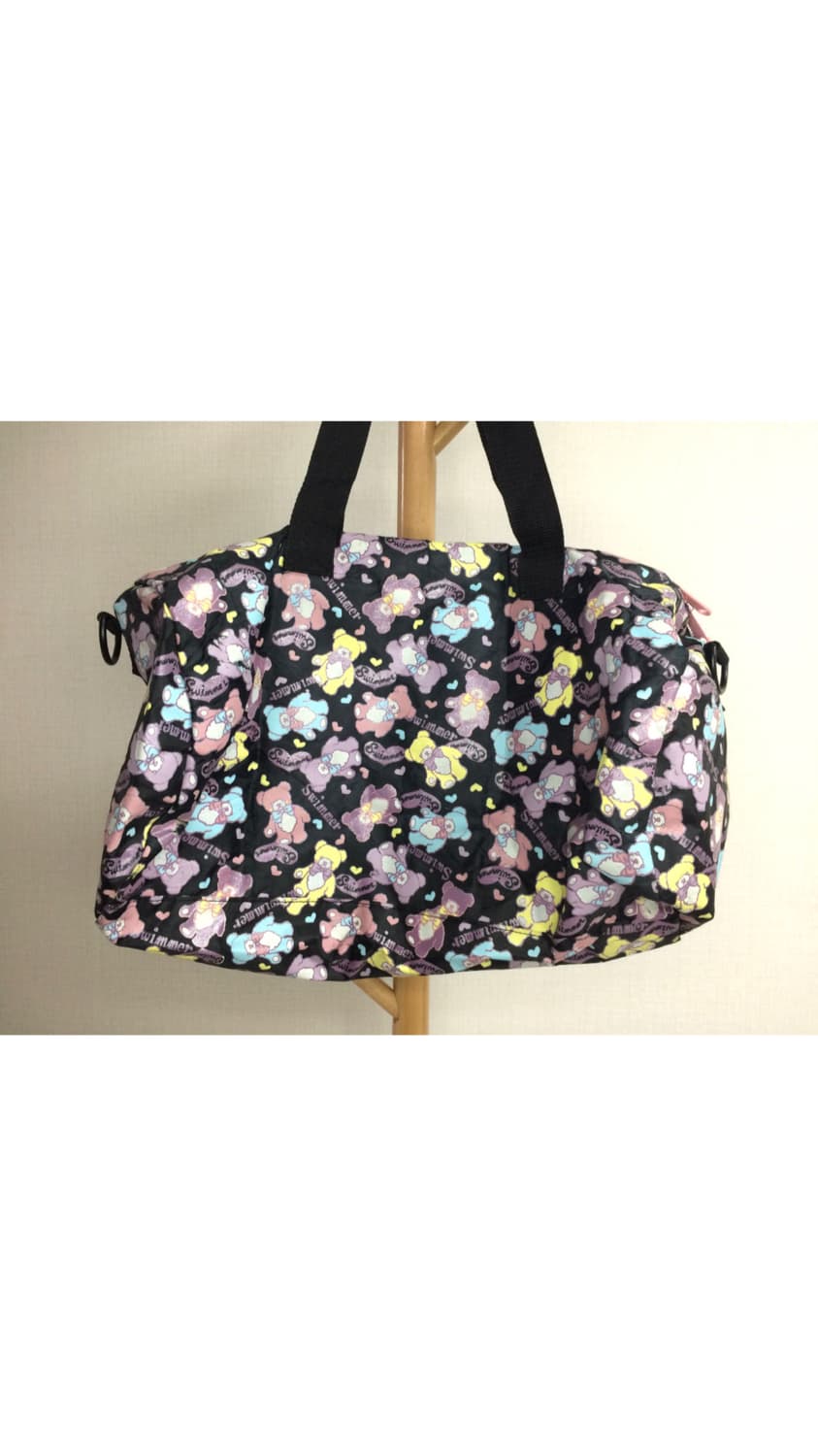 swimmer 스위머 곰돌이 프린팅 보스턴백 상품이미지8