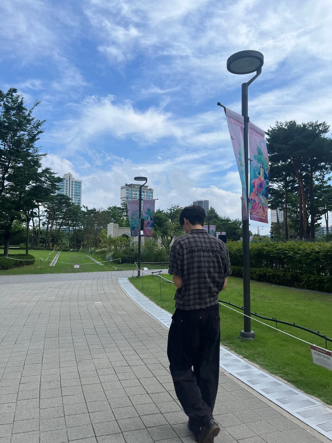 슈프림 22ss 체크 반팔 셔츠 상품이미지4