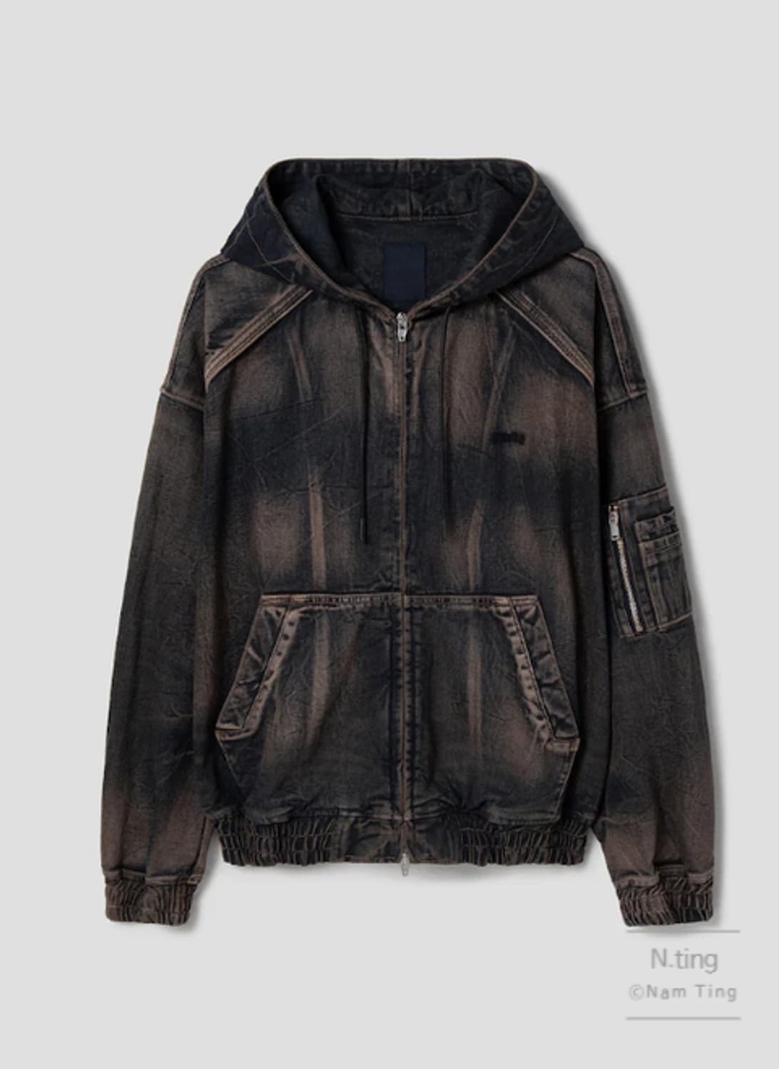 준지 24FW 컬렉션 후드 데님 마원 점퍼 상품이미지2