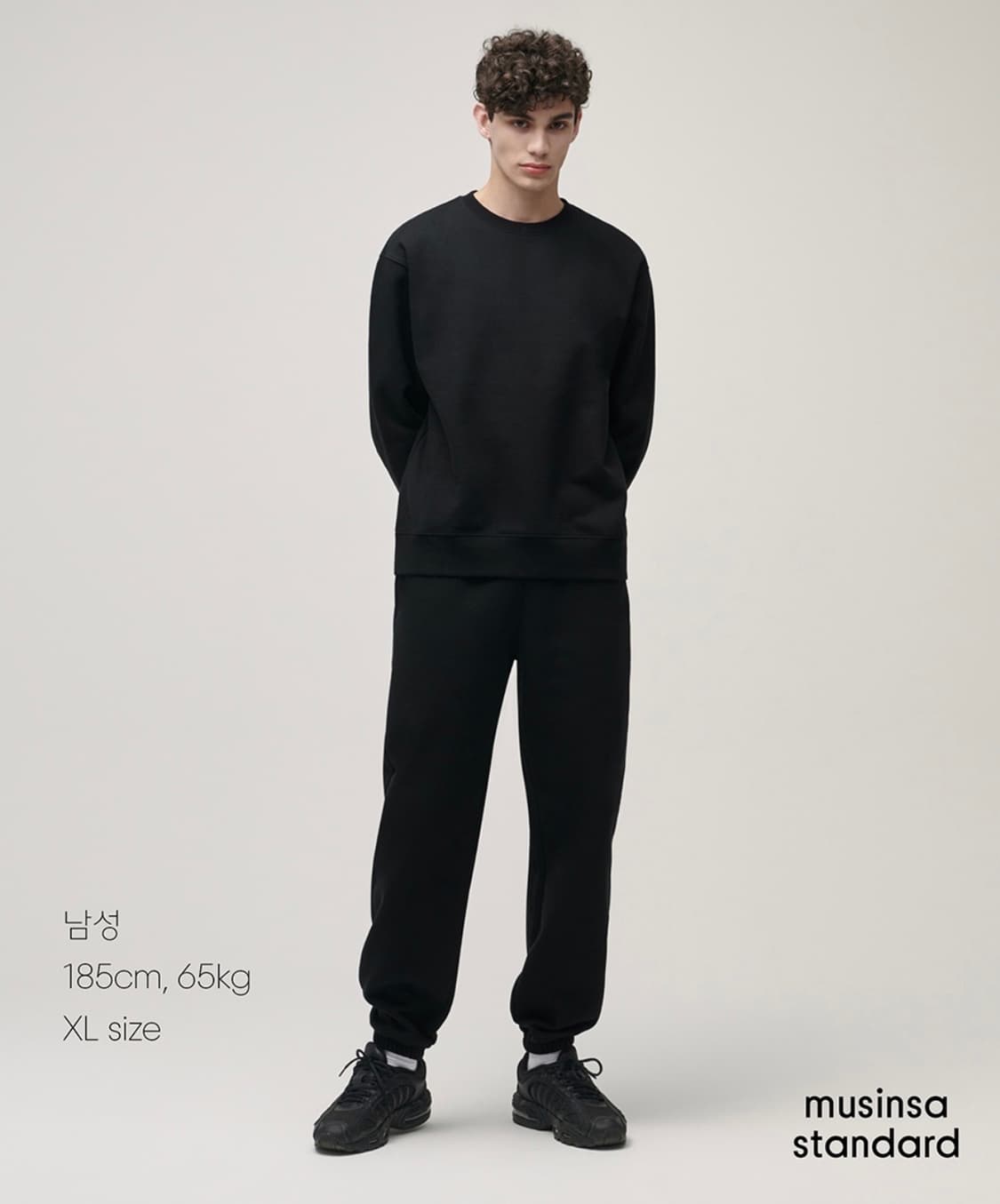 무신사스탠다드 기모 조거팬츠 L 상품이미지5