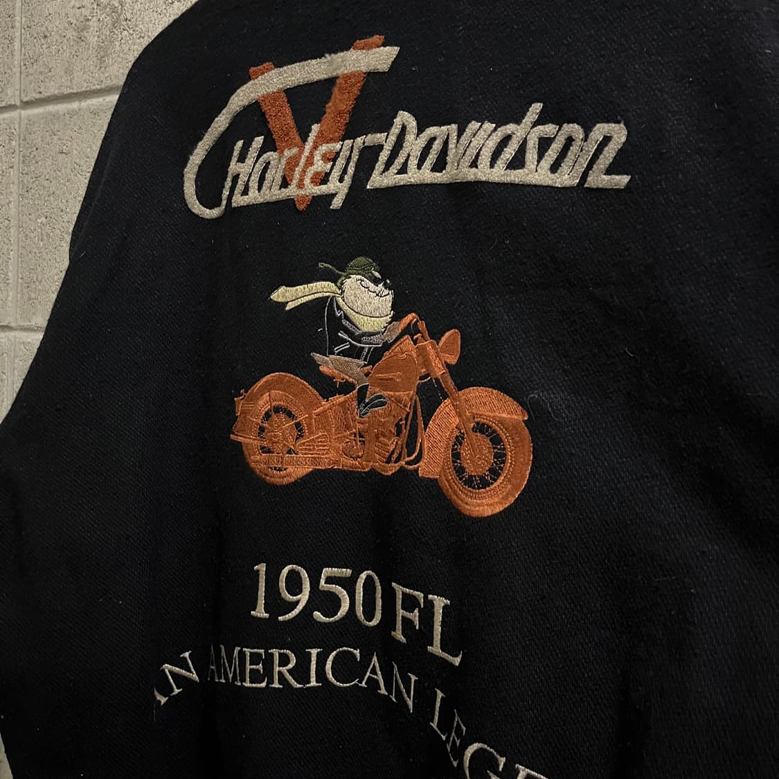 할리데이비슨 테즈 울 바시티 자켓 (105-110) 상품이미지2