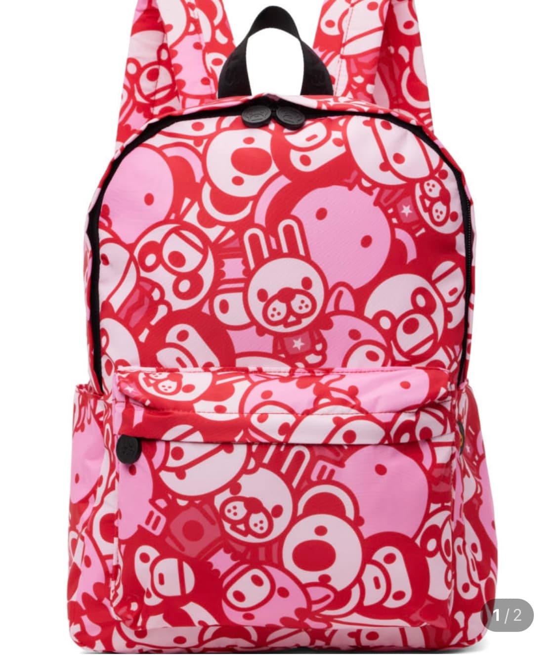 Bape 베이프 마일로 핑크 미디움 백팩 상품이미지1