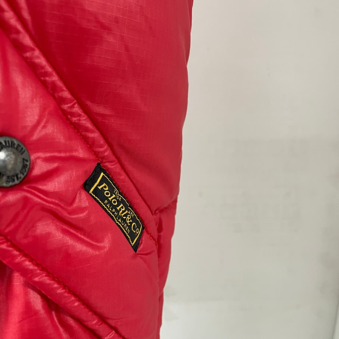 폴로 랄프로렌 패딩 조끼 레드 XL 상품이미지4