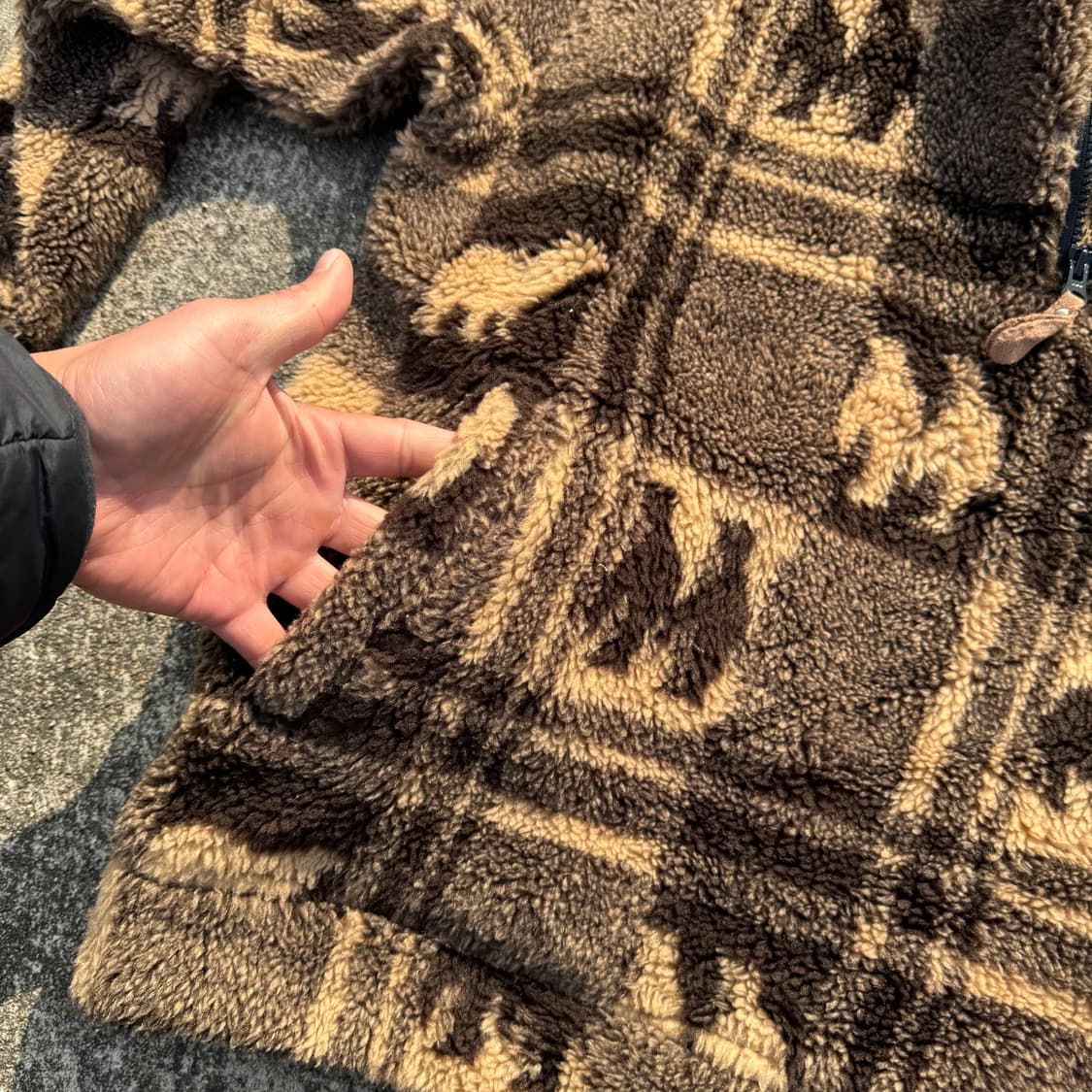 [L~XL] Woolrich 울리치 후리스 하프집업 자켓 상품이미지9