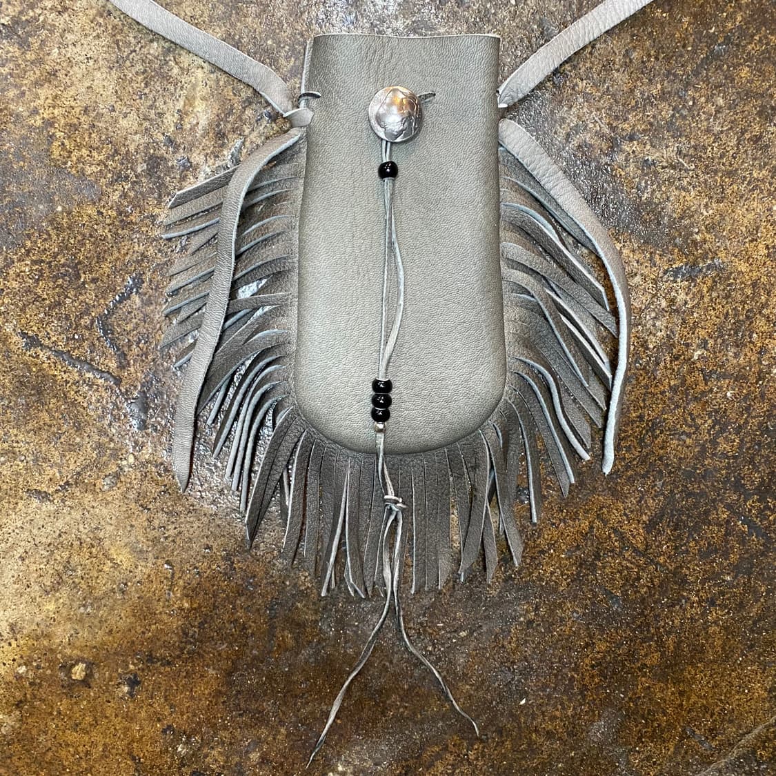 사슴가죽 프린지 미니 크로스백 상품이미지3