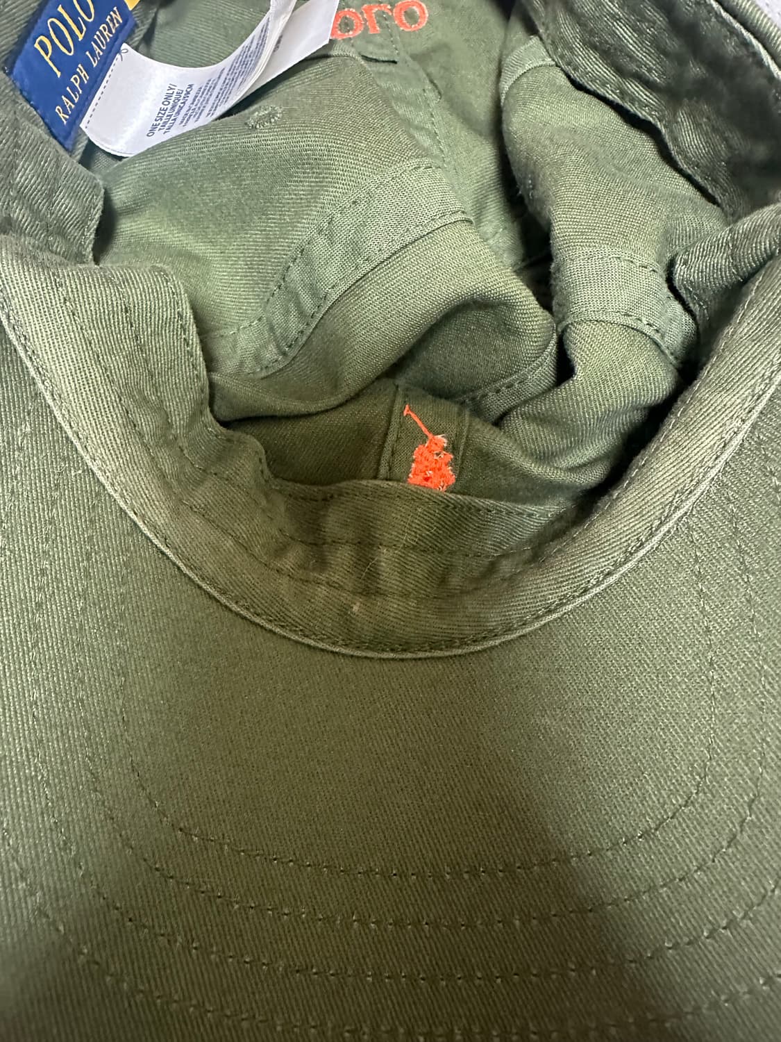 폴로 정품 캡모자 카키 상품이미지2