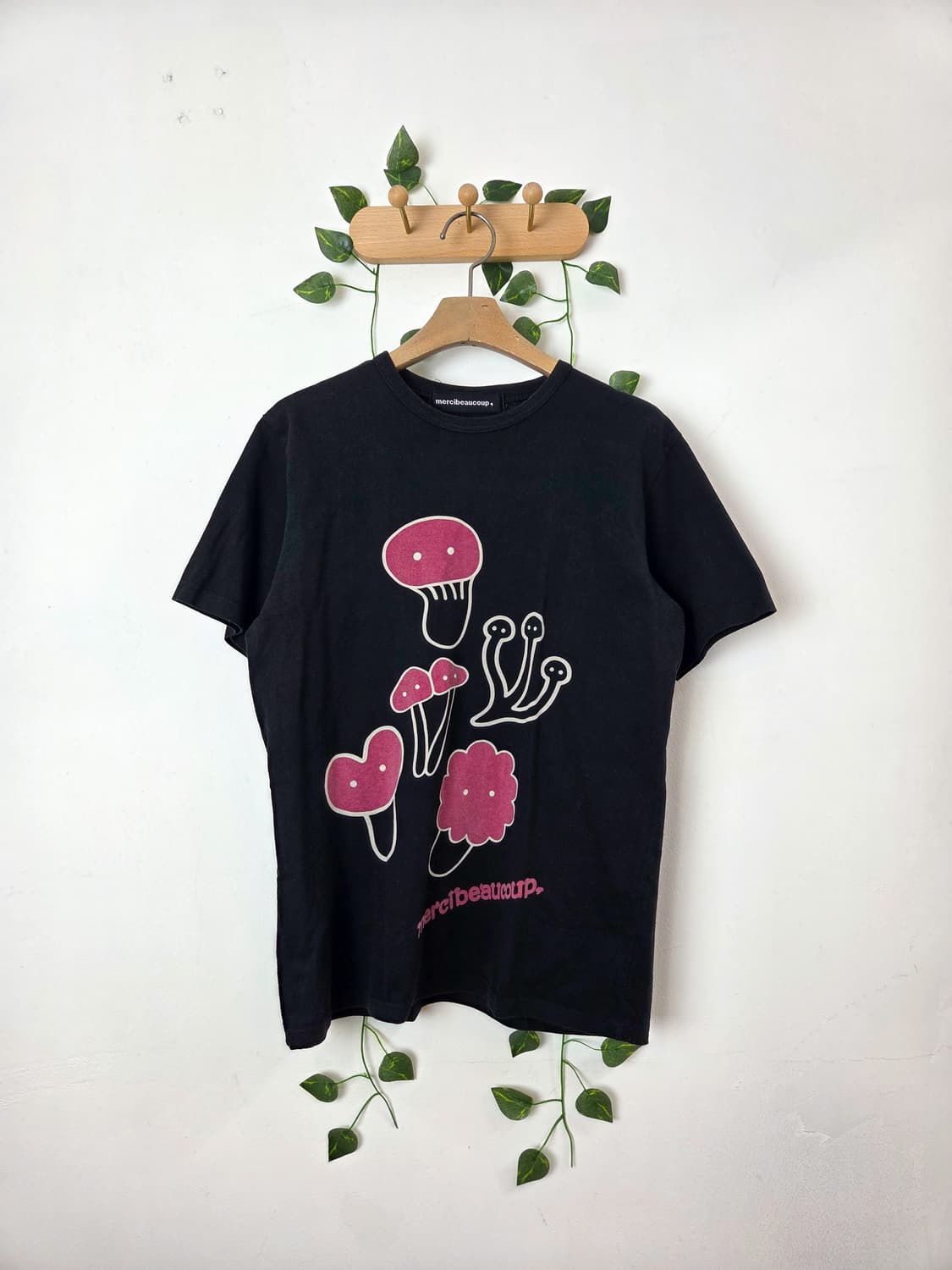 Mercibeaucoup 버섯 프린트 반팔 티셔츠 상품이미지1