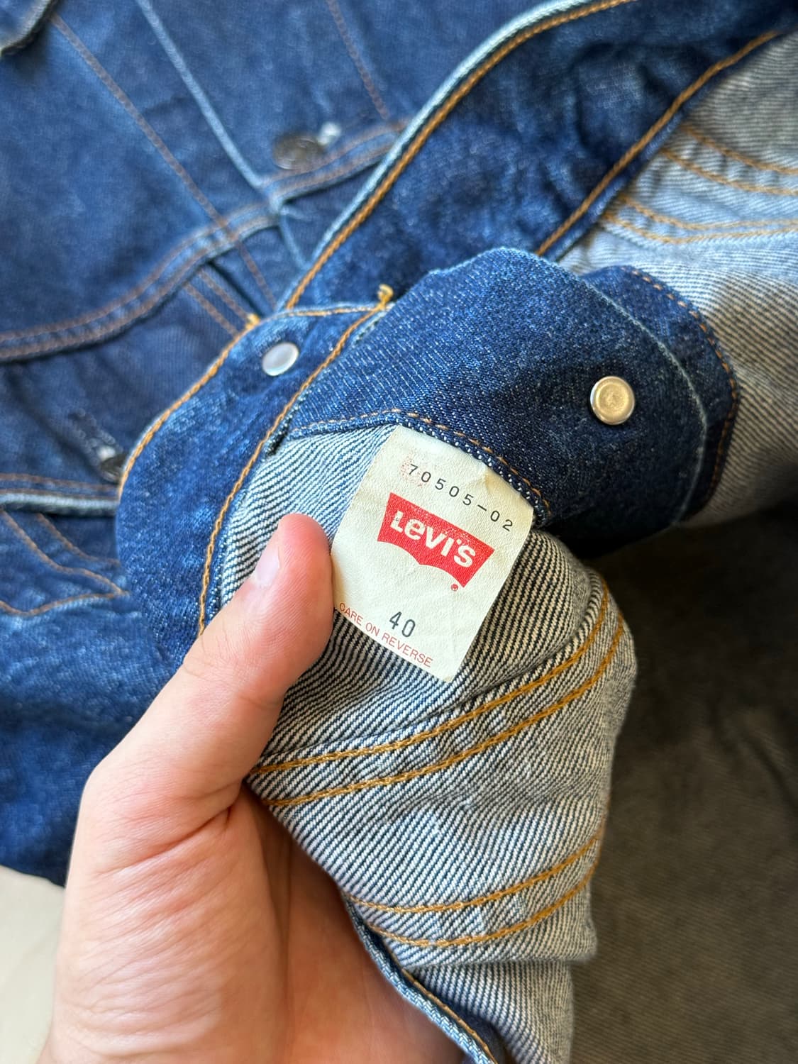 90s Levi’s 70505 3rd Denim Jacket 상품이미지6