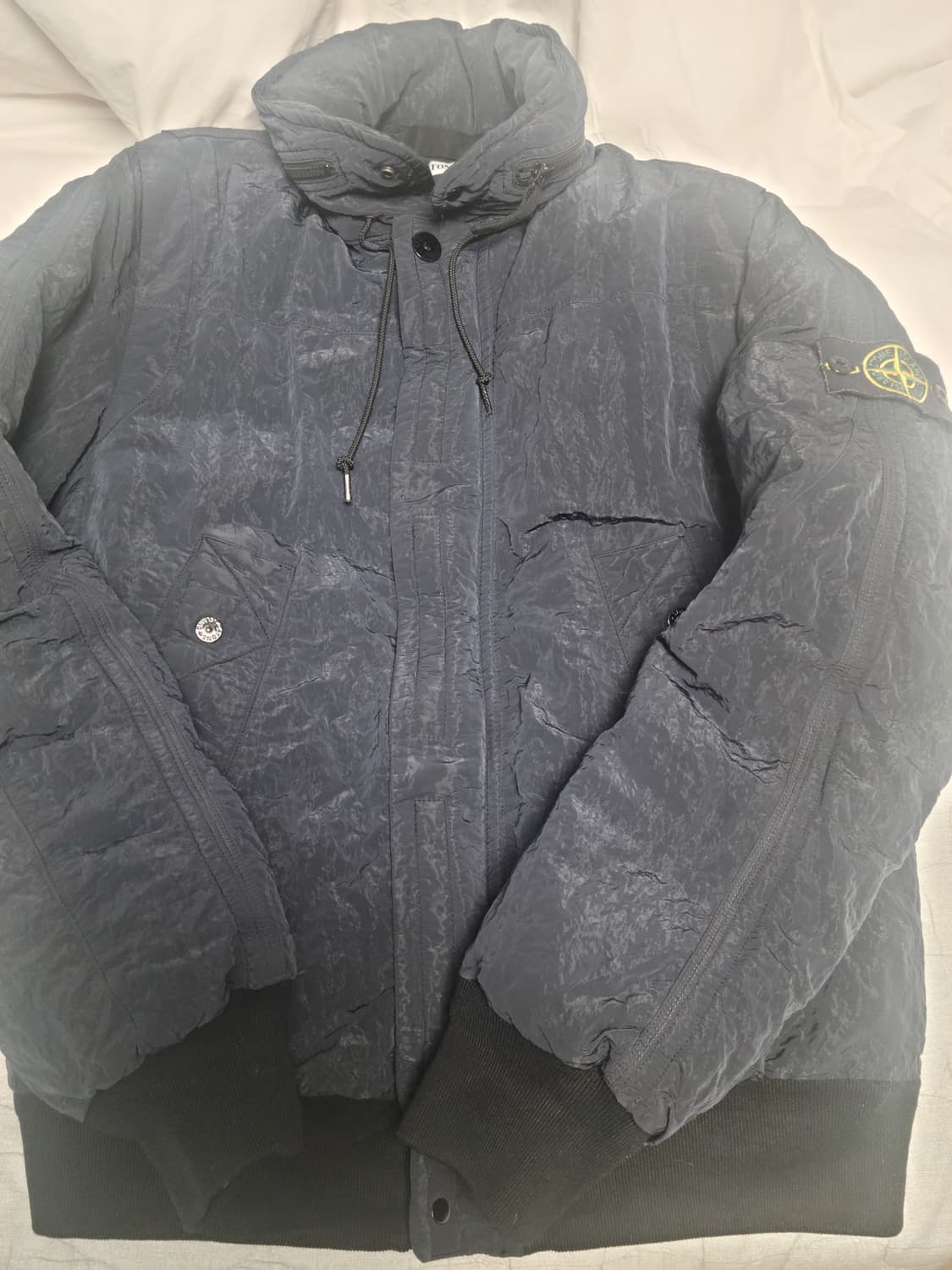 스톤아일랜드 NYLON SHEEN 다운자켓 L사이즈(희귀) 상품이미지8