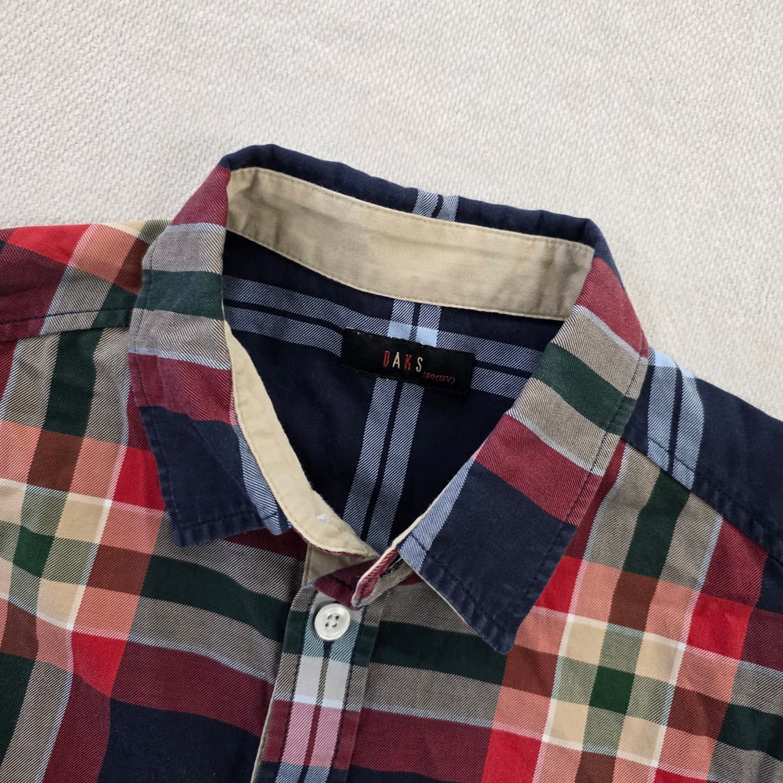 [150] 닥스 키즈 체크 셔츠 남방 0210J 상품이미지2