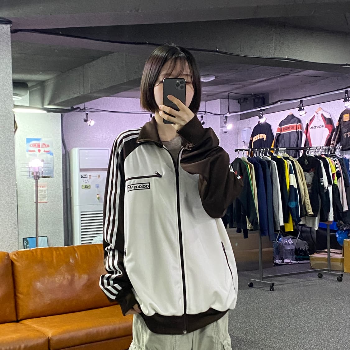 아디다스 패치로고 투톤 트랙탑 져지 B4628 상품이미지5