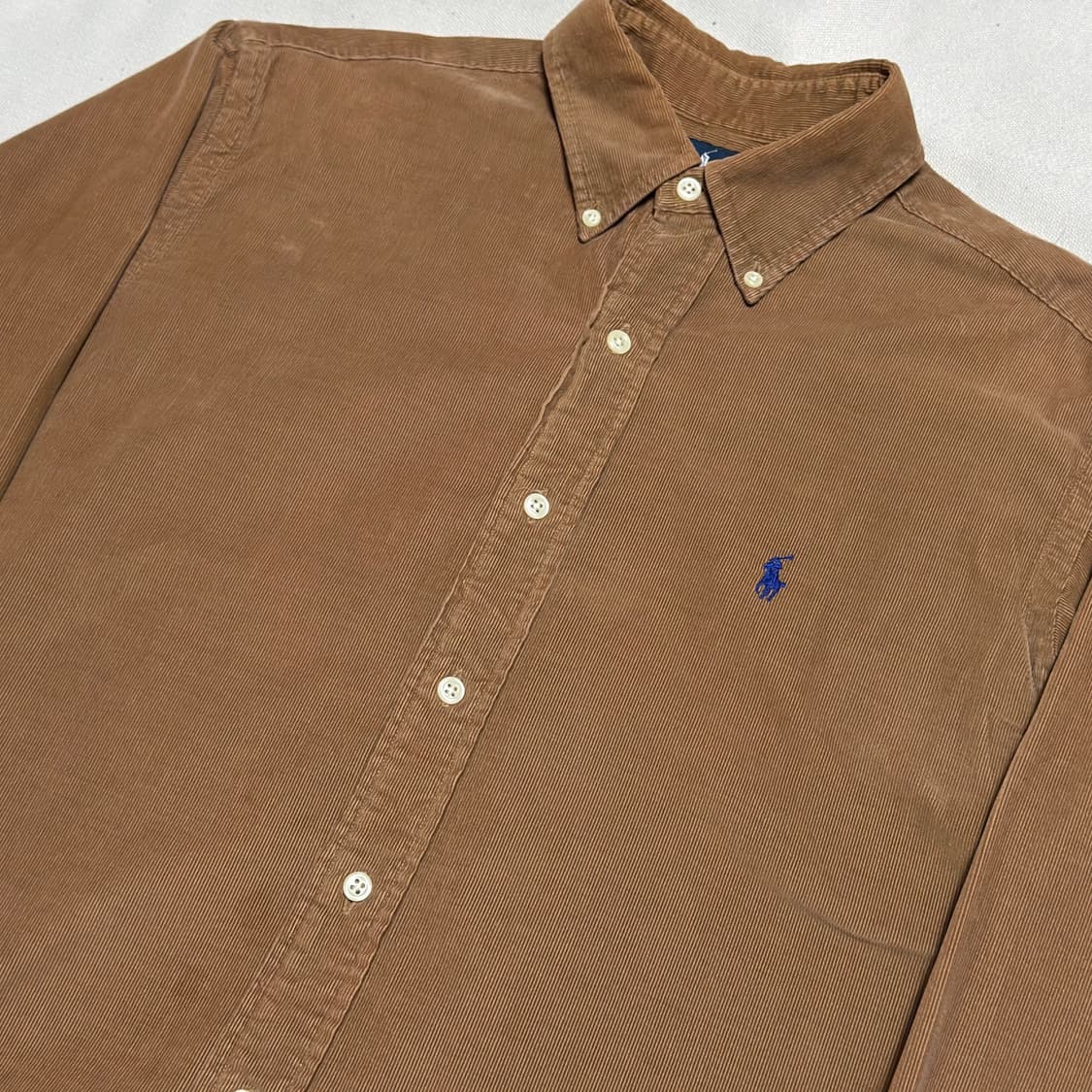 🫶🏻 폴로랄프로렌 클래식 핏 브라운 코듀로이 셔츠🫶🏻 상품이미지2