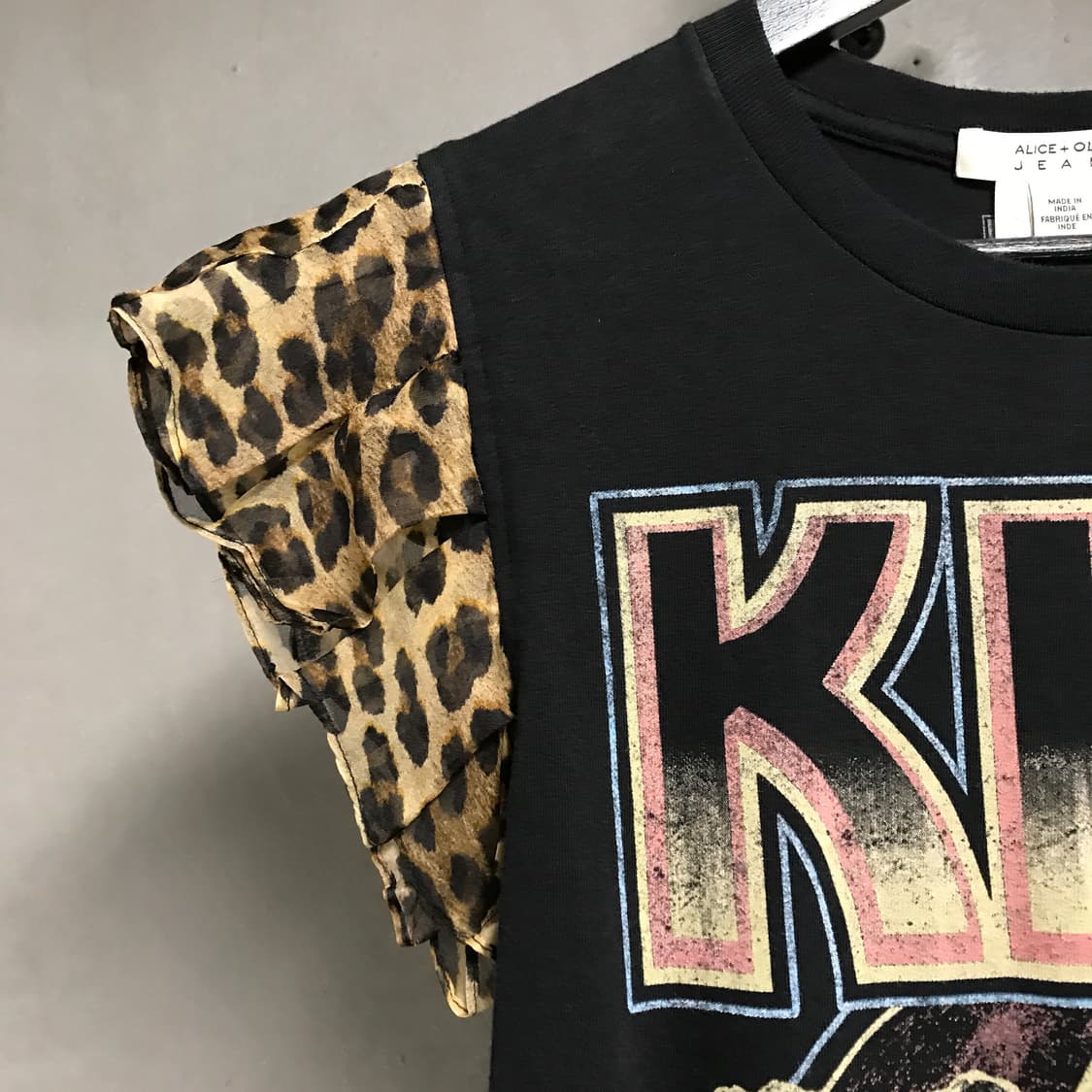 앨리스 올리비아 레오파드 반팔 티셔츠 XS/S(W) 상품이미지4