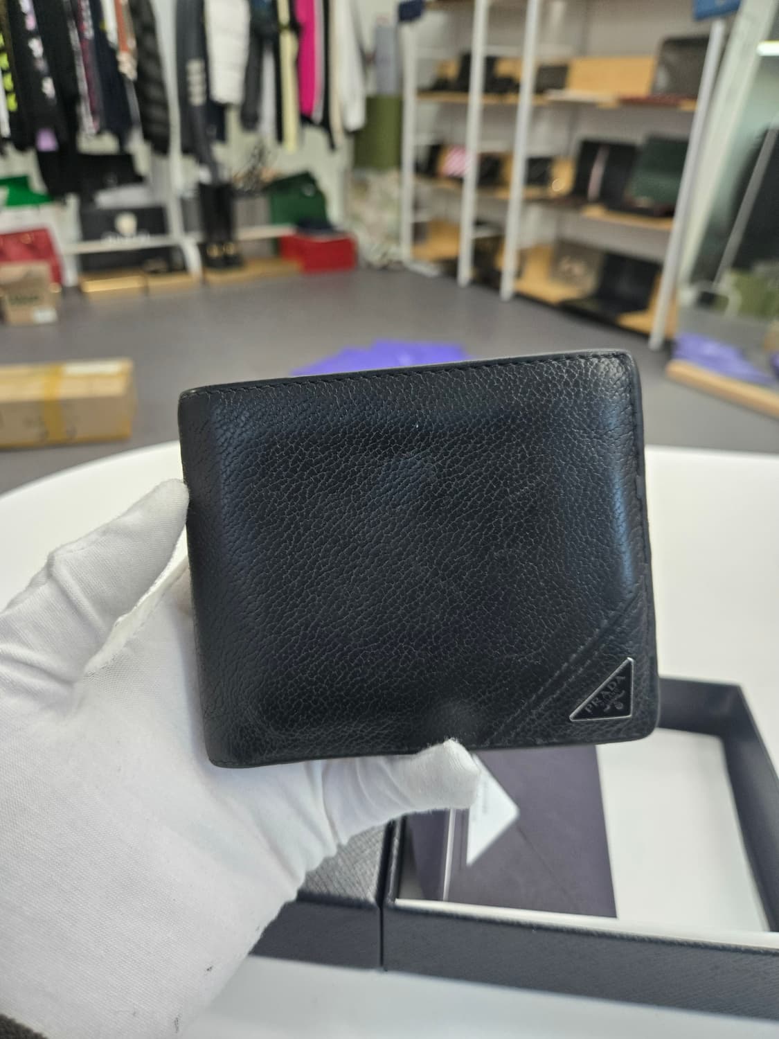 [A급컨디션] 프라다 사피아노 반지갑 상품이미지1