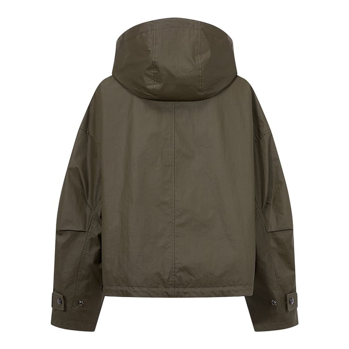 새상품 스튜디오 톰보이 후디 코팅 점퍼 야상 카키 상품이미지8