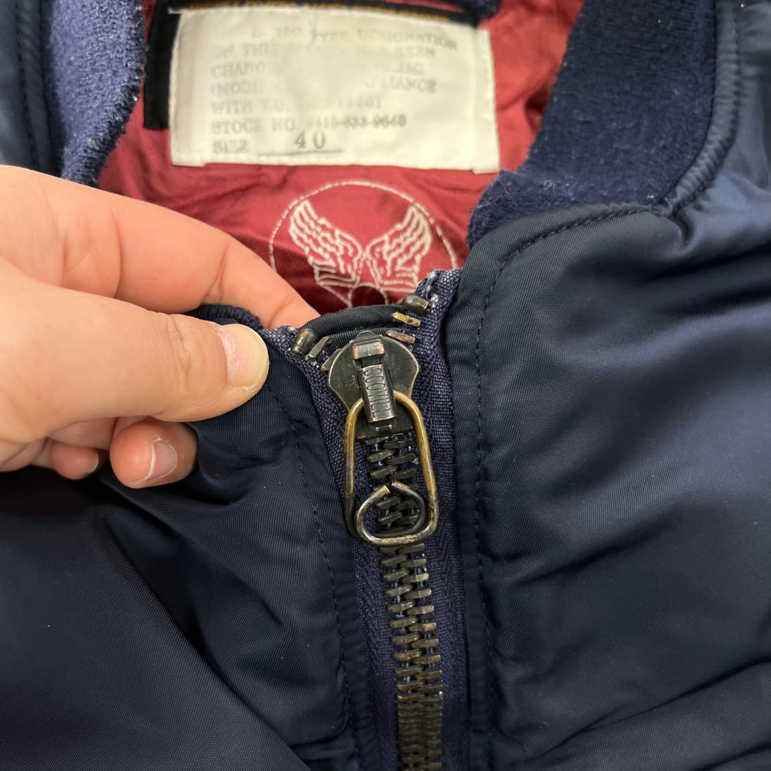 100 B-15C 80s USAF (MODIFIED) Flight jac 상품이미지3