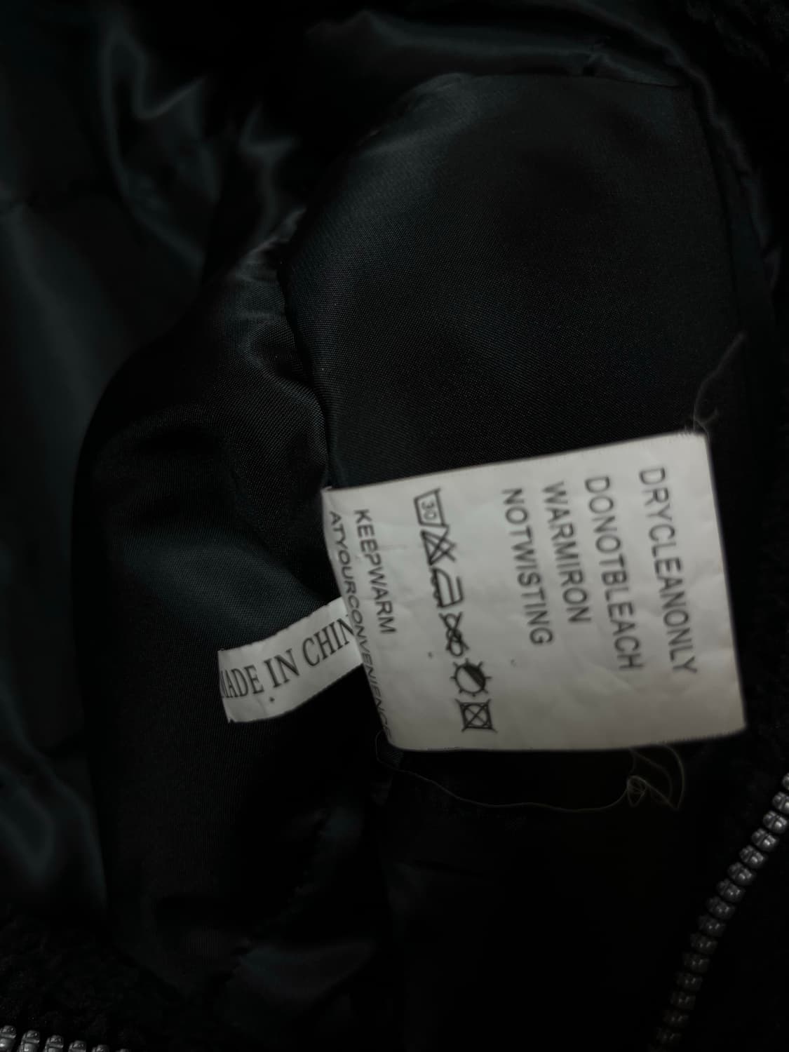 검정 투웨이지퍼 후리스 상품이미지5