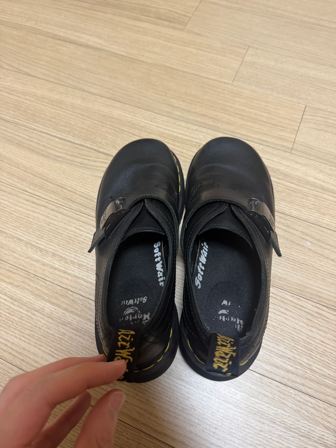 uk4,230) 129,000원 닥터마틴 오클리 블랙 더비 상품이미지3