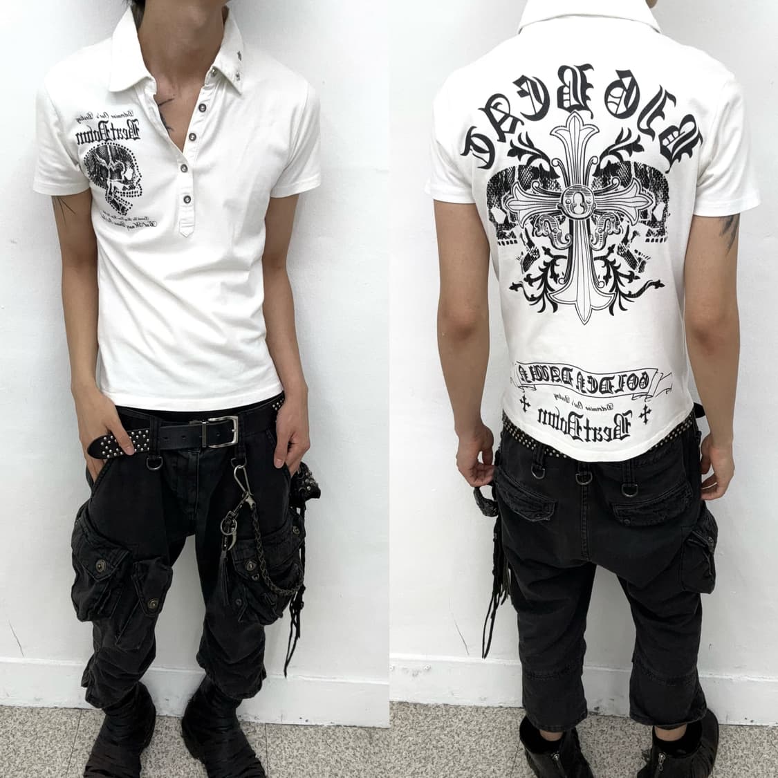 Semantic Design snake skull 00s pk top   상품이미지1