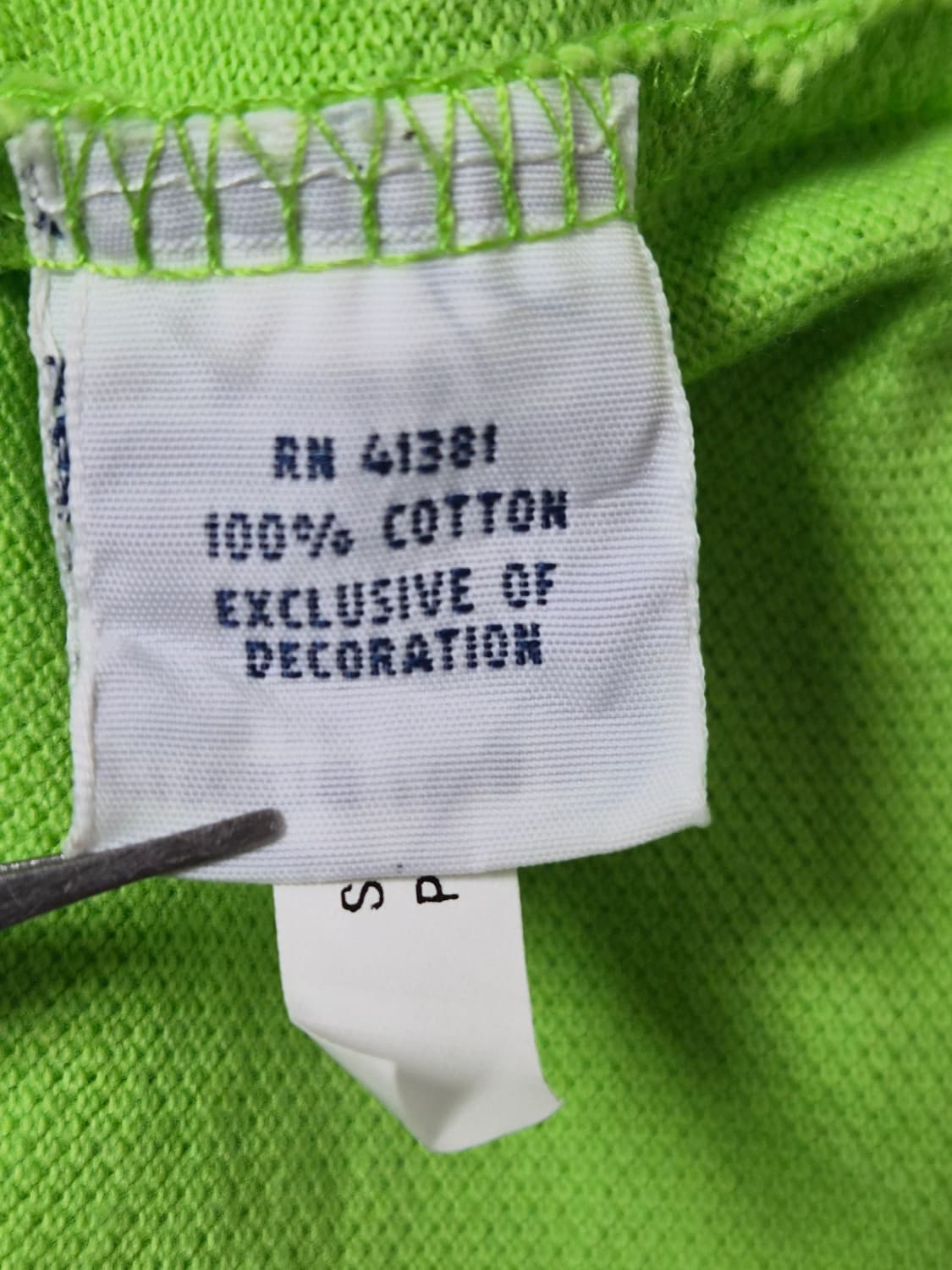 폴로랄프로렌Polo 가재 자수 반팔카라티 XL사이즈 - T103 상품이미지5