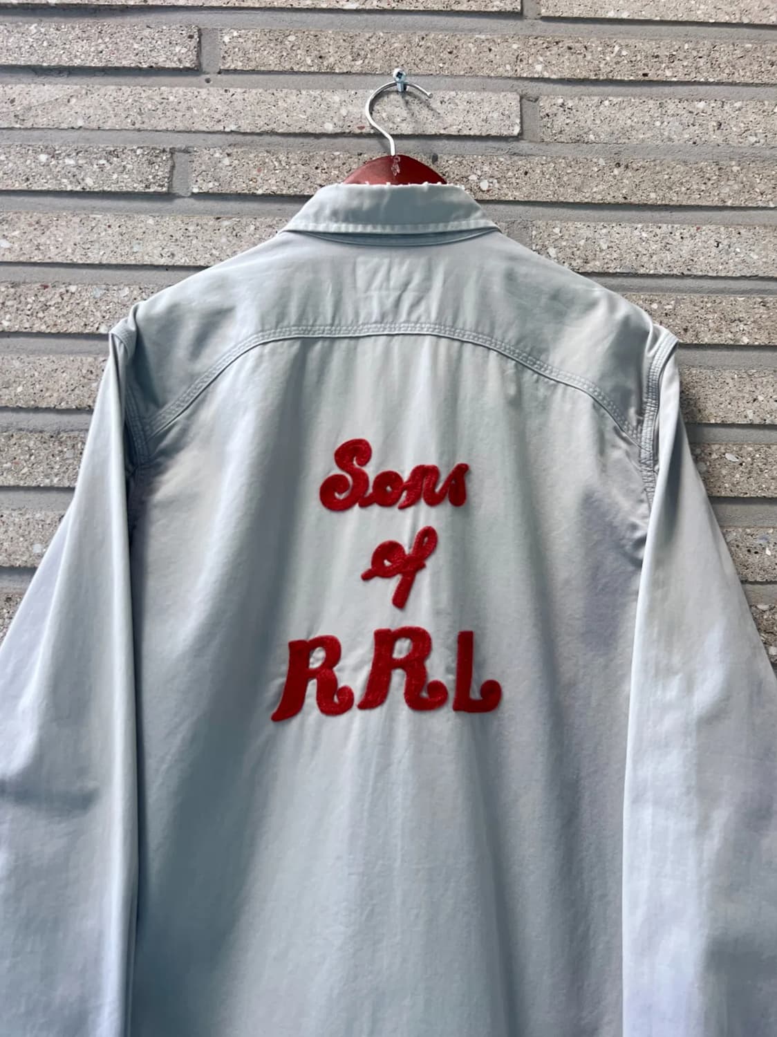 [S]RRL 더블알엘 Sons of RRL 더블 포켓 자수 워크 셔츠 상품이미지1