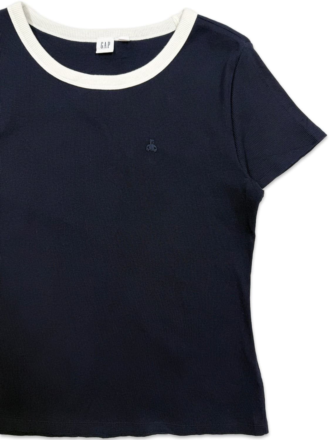 빈티지 GAP 네이비 미니 베어 슬림핏 반팔티 상품이미지2