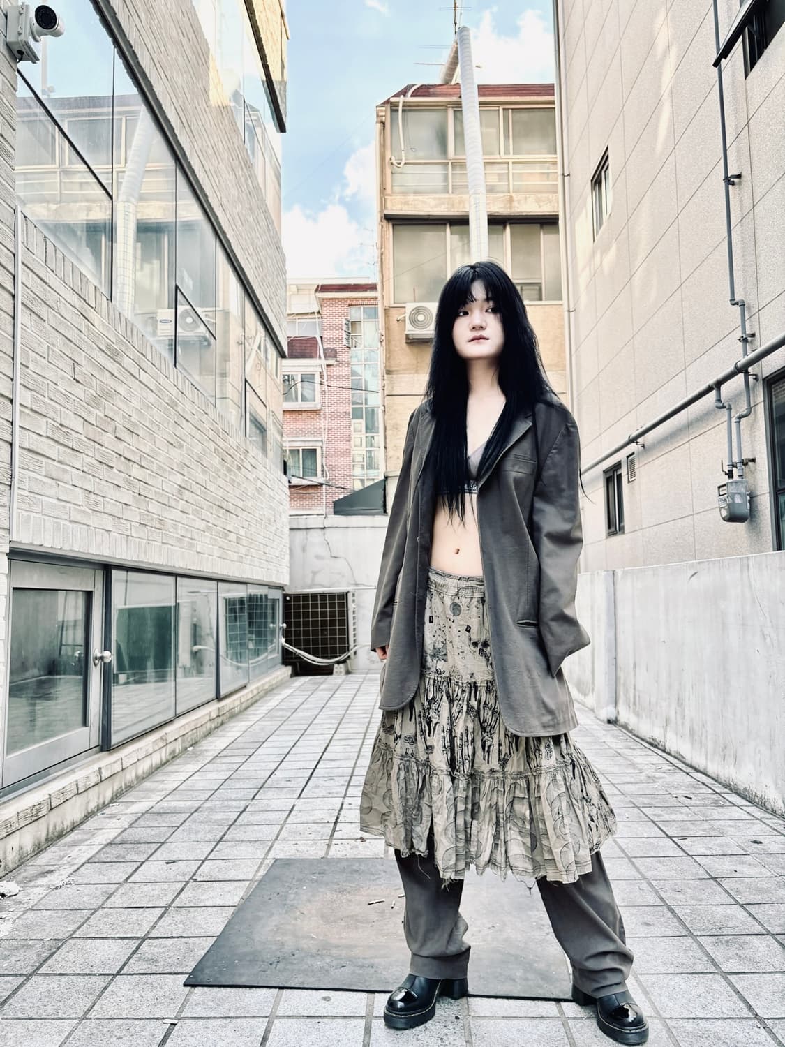 히스테릭 글래머 아카이브 패턴 스커트 상품이미지9