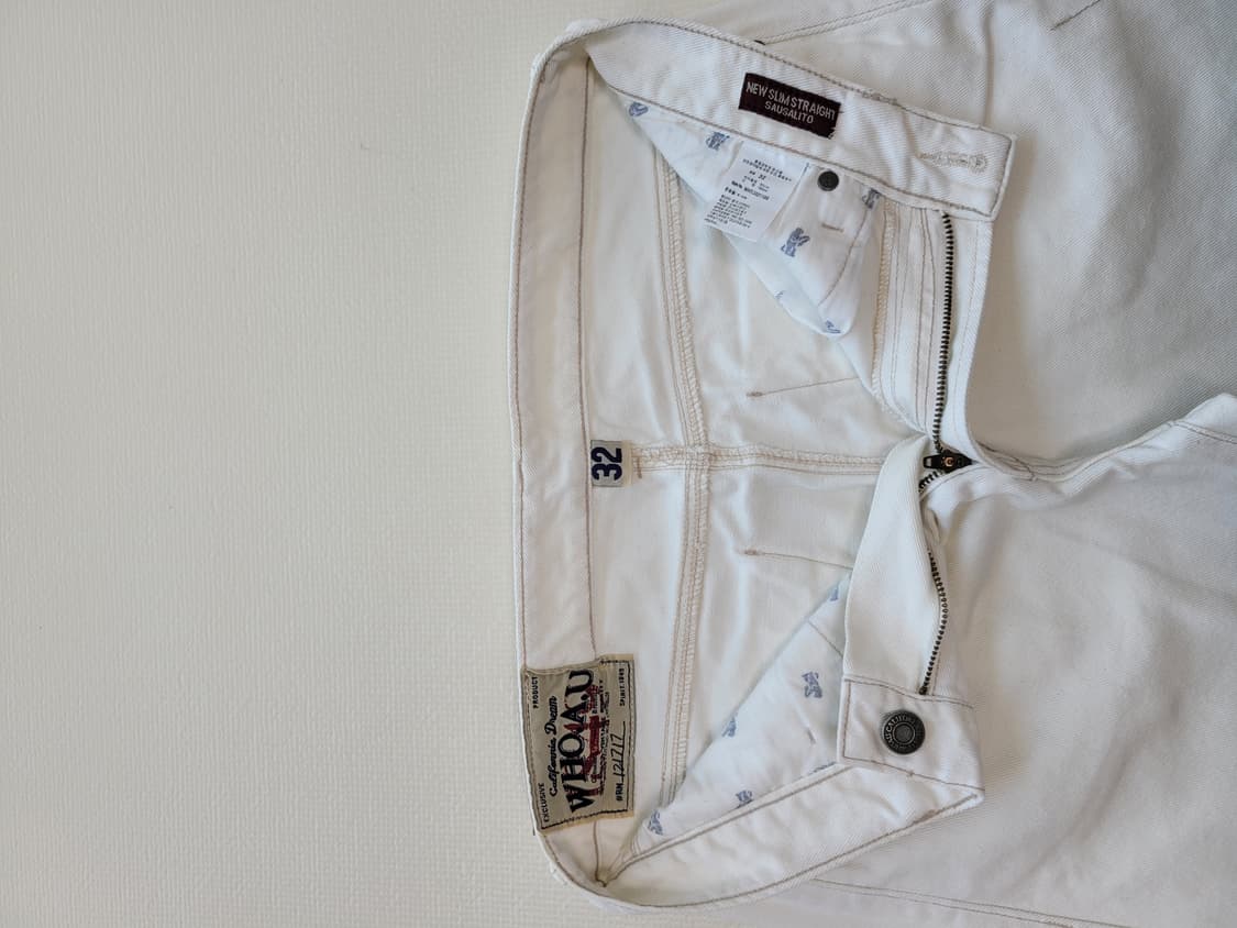 후아유 WHO.A.U 남자 청바지 32 화이트  상품이미지5