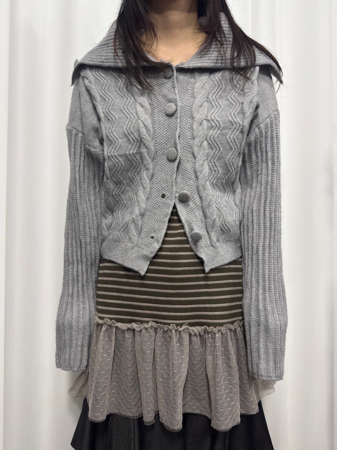 knit short cardigan 상품이미지1