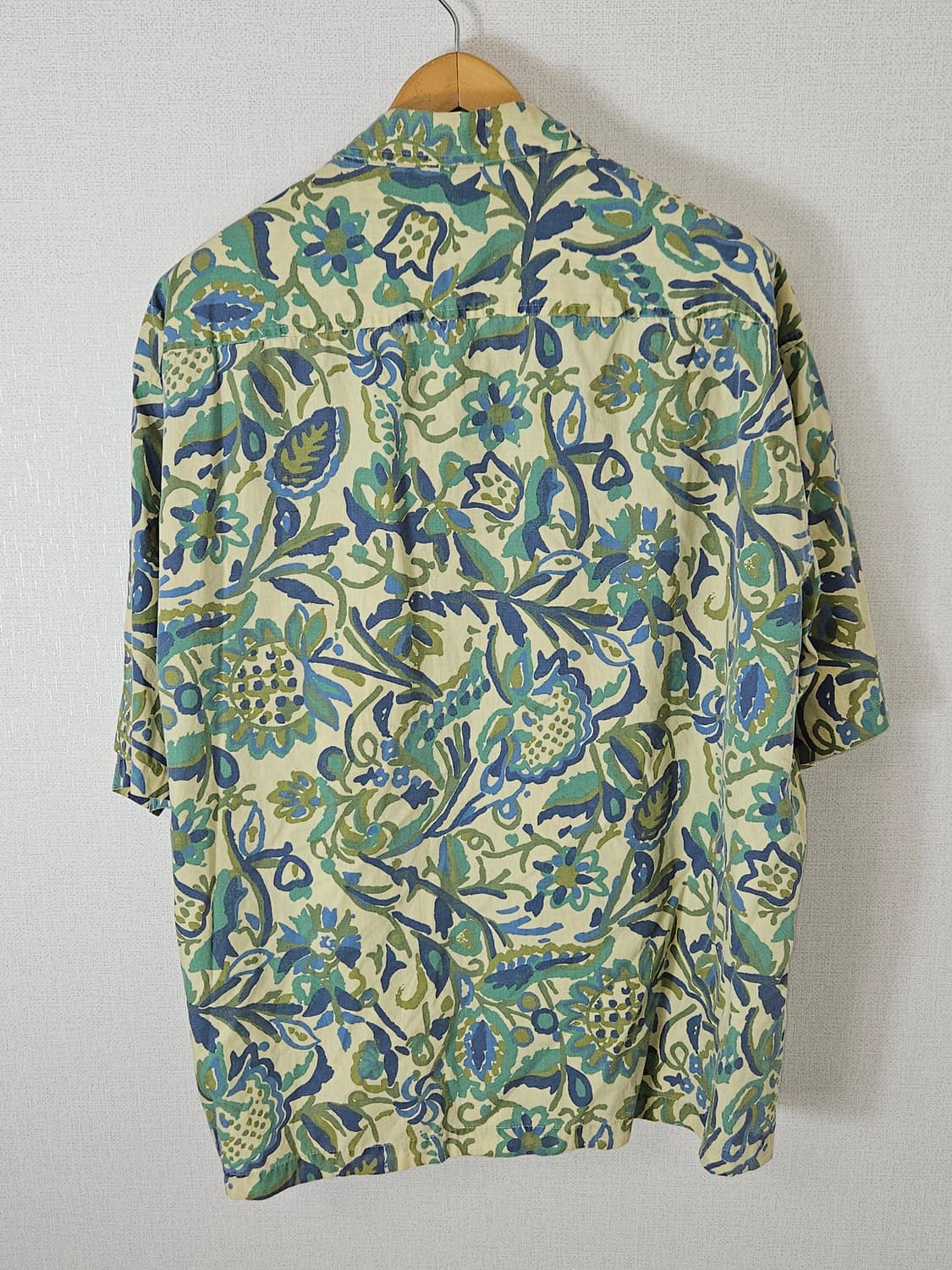 90s 빈티지 J.CREW 제이크루 플로럴 반팔셔츠 하와이안 XL 상품이미지6