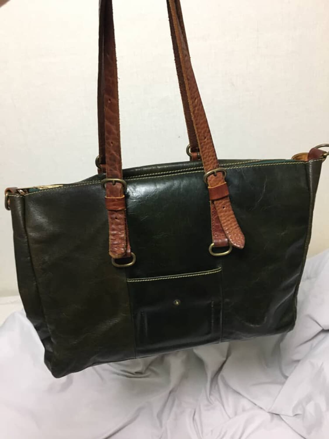 빈티지 레더 토트백 상품이미지4