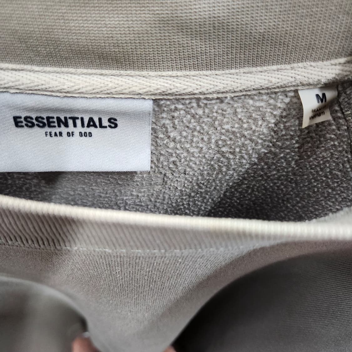 피어오브갓 에센셜 백 3d 실리콘 빅로고 스웻 맨투맨 3XL 상품이미지6