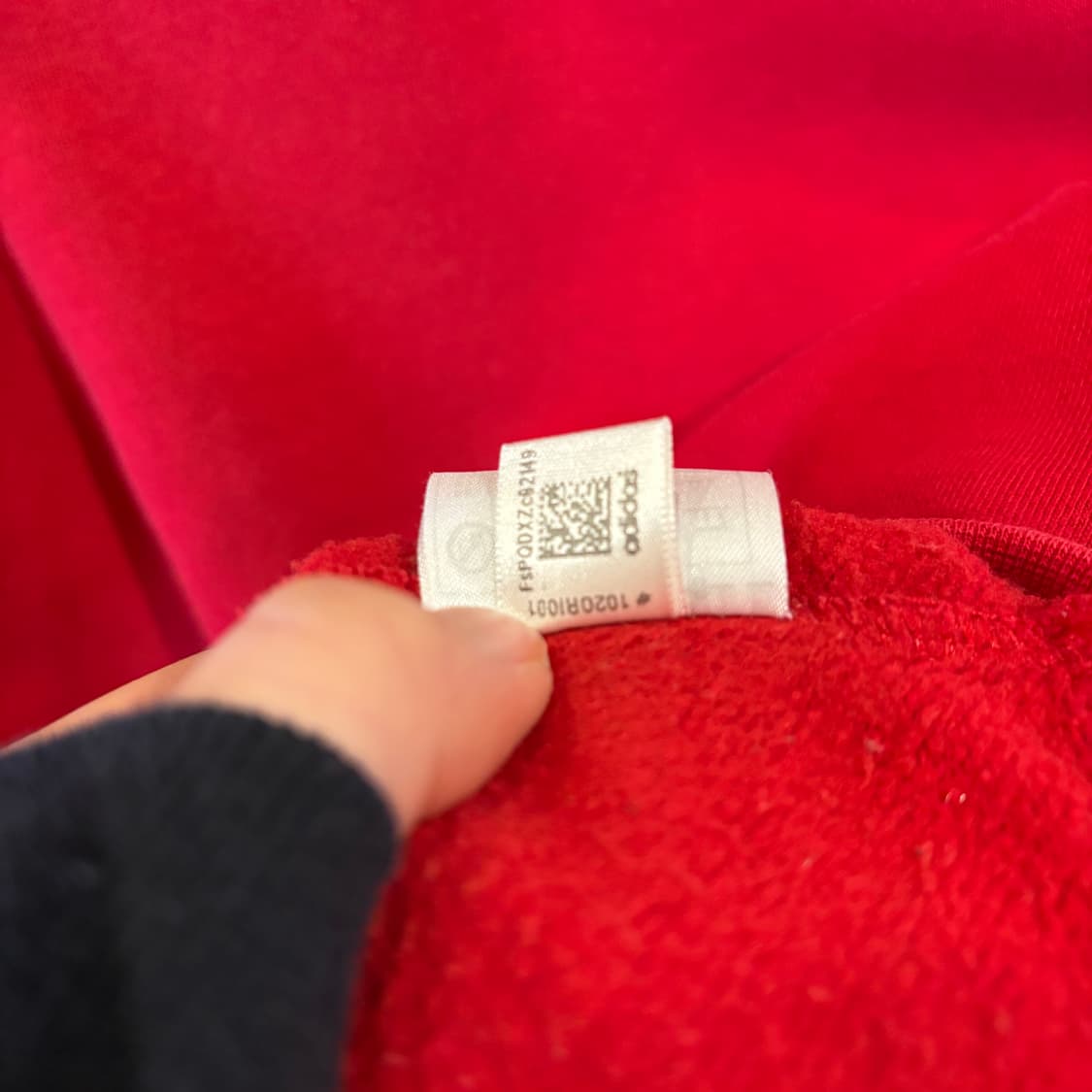 아디다스 레드 삼선 맨투맨 상품이미지6