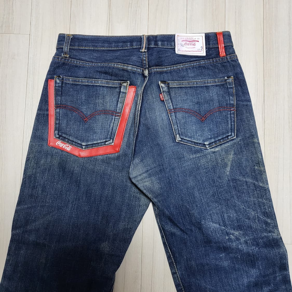 (32) LVC 리바이스 501 코카콜라 made in usa levis 상품이미지4