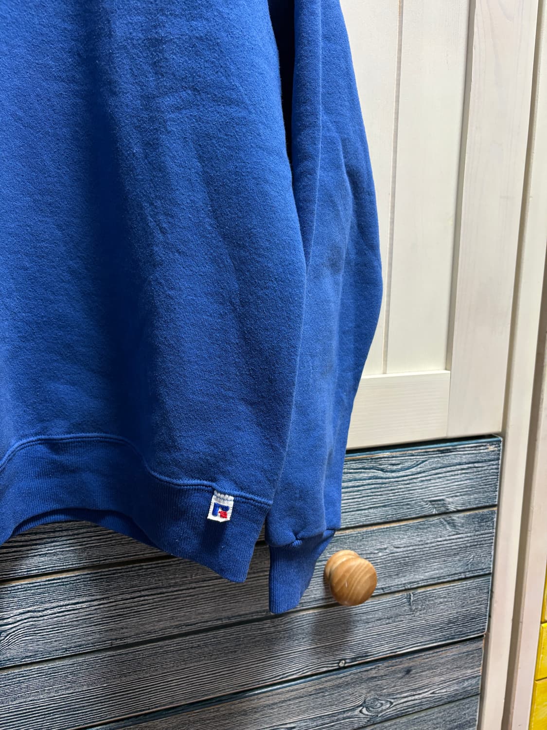 미제 usa 80s 러셀 스웻 맨투맨 블루 L 라지사이즈 상품이미지2