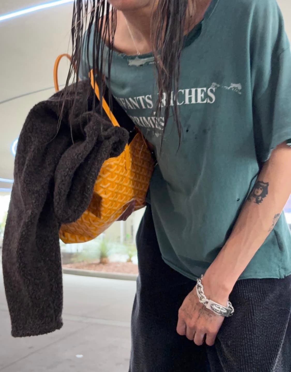 앙팡리쉬데프리메 ERD 로고 티셔츠 반팔 그린 상품이미지2