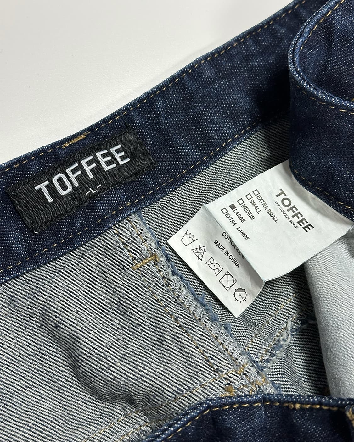 토피 세미벌룬핏 데님 팬츠 상품이미지3