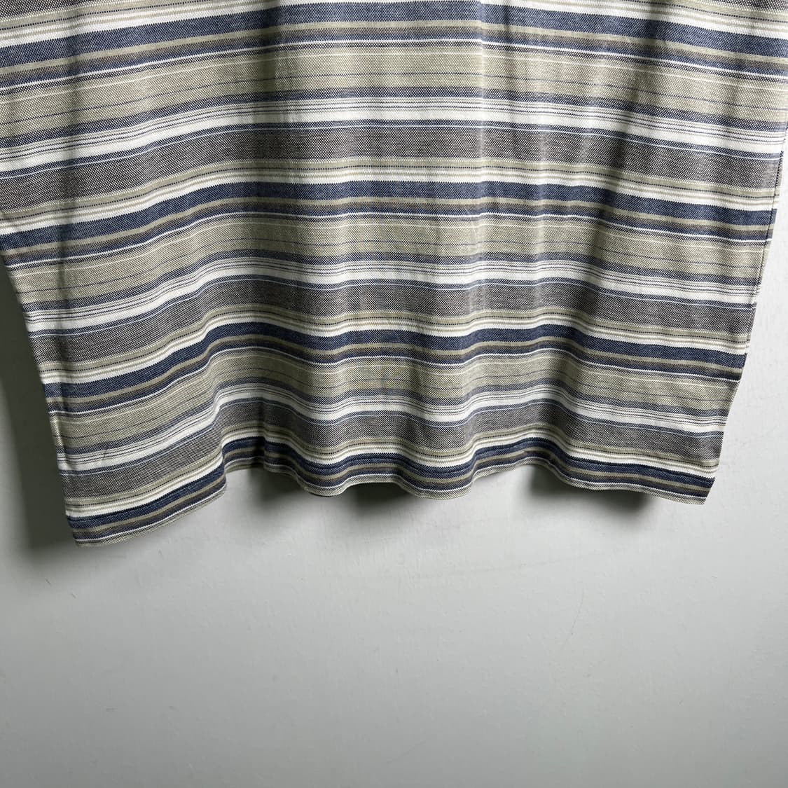 YSL 입생로랑 빈티지 스트라이프 반팔 카라 티셔츠 100 상품이미지5