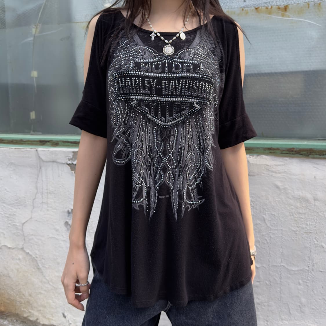 2019 할리데이비슨 블링 윙 튜닉 탑 상품이미지6