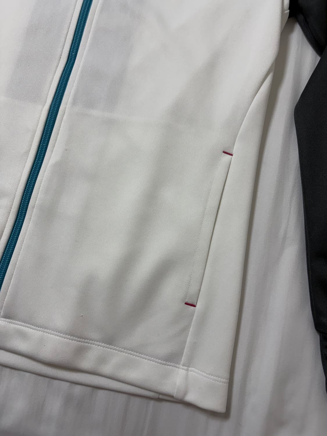 일본 빈티지 아디다스 블루 그레이 핑크 져지 상품이미지4