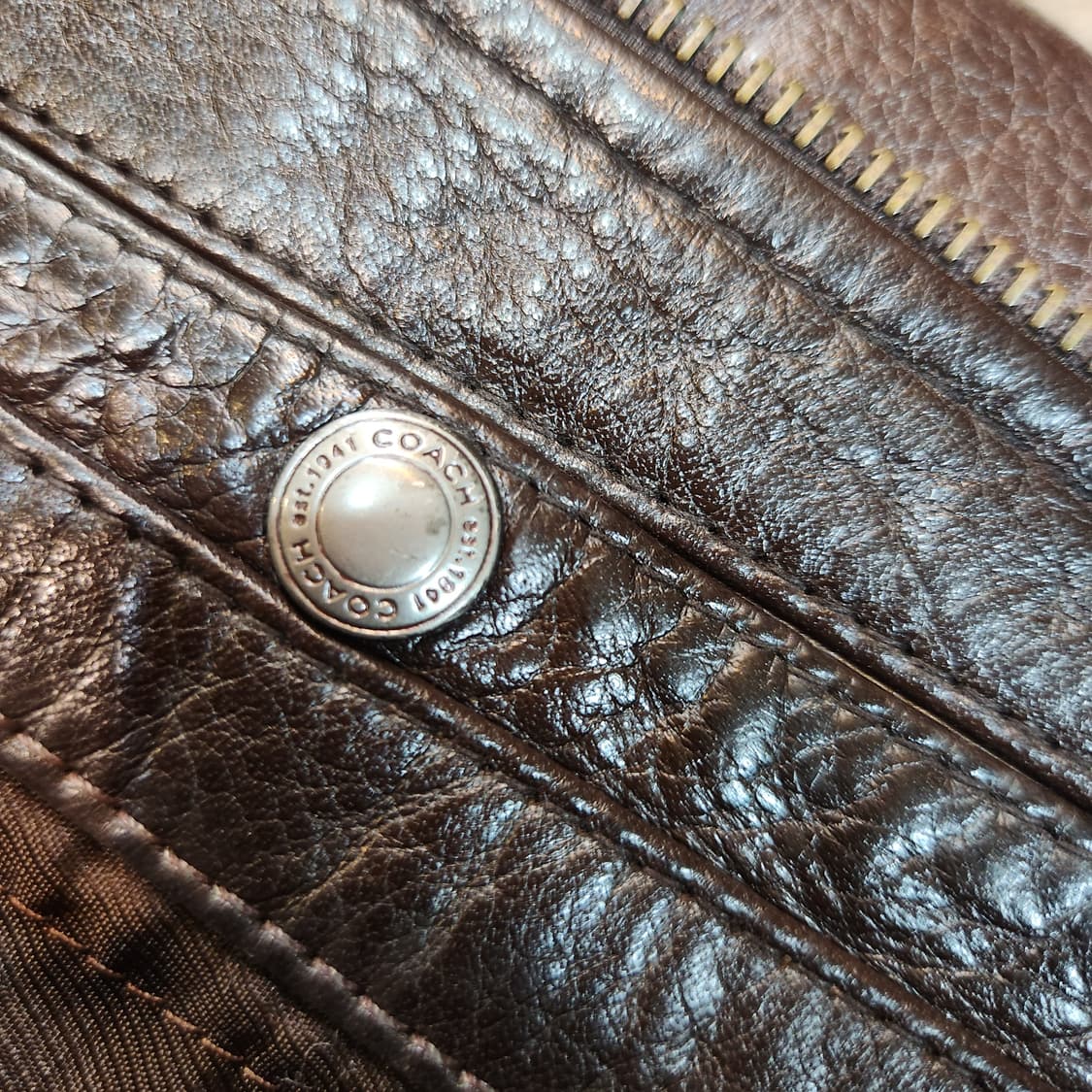 Coach 올드 코치 헤비 소가죽 스포츠 자켓 95~100 상품이미지7