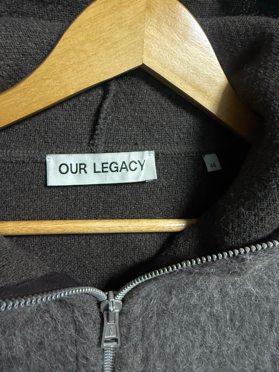 변우석 아워레가시 후디집업 몰 그레이 모헤어 48 상품이미지6