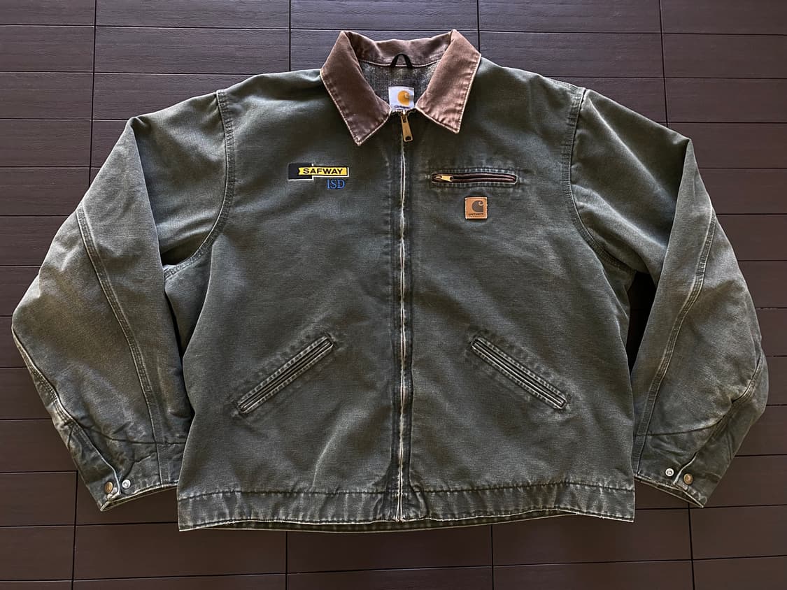 (XXL) 칼하트 j97 디트로이트 자켓 모스그린 상품이미지1