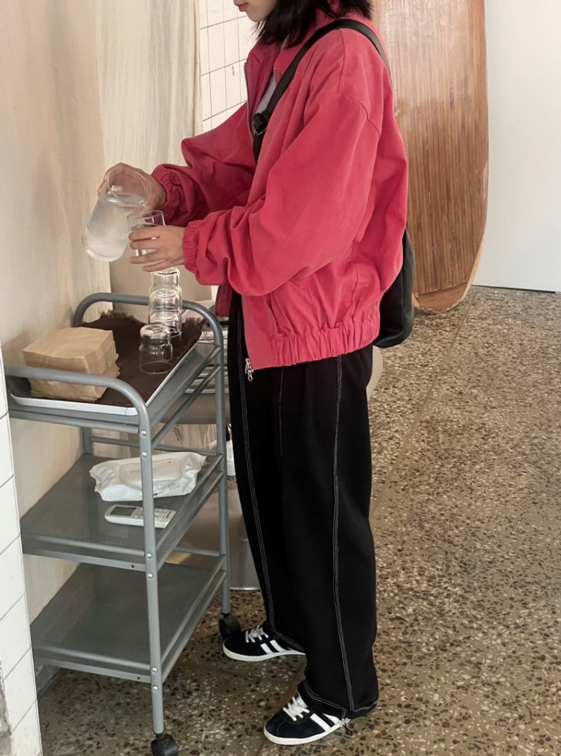 여성 자켓 핑크 상품이미지2